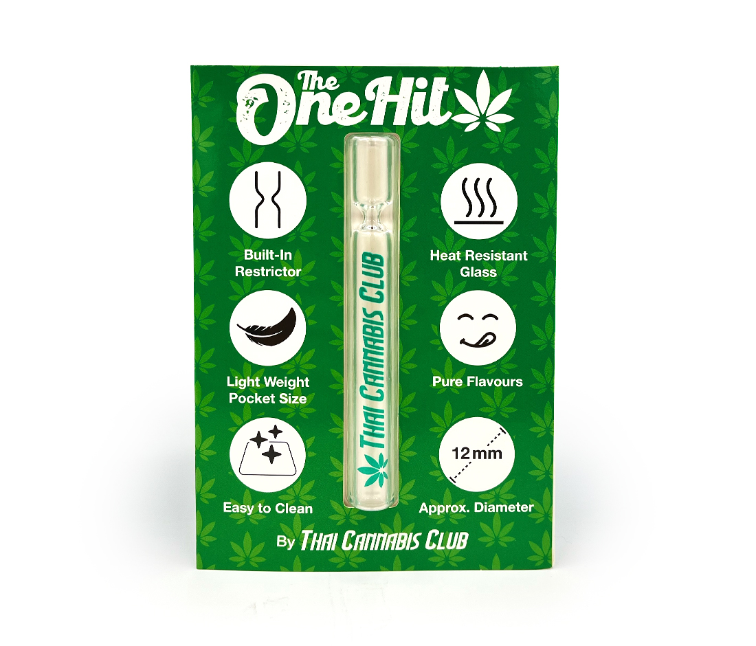 The One Hit - One Hitter Glass Pipe